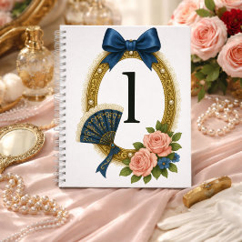 Regency Art Letter L Luxury Monogram Journal ノートブック