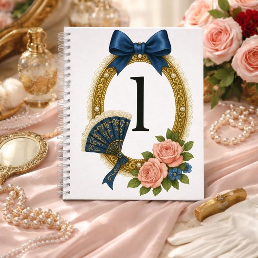 Regency Art Letter L Luxury Monogram Journal ノートブック