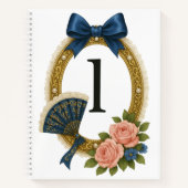 Regency Art Letter L Luxury Monogram Journal ノートブック (正面)