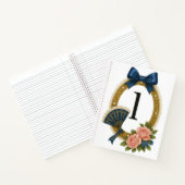 Regency Art Letter L Luxury Monogram Journal ノートブック (内部)