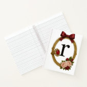 Regency Art Letter R Luxury Monogram Journal ノートブック (内部)