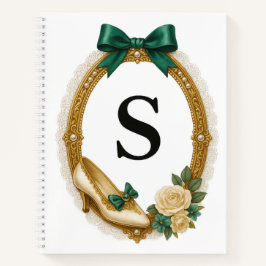 Regency Art Letter S Luxury Monogram Journal ノートブック