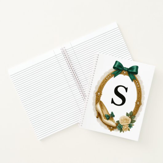 Regency Art Letter S Luxury Monogram Journal ノートブック (内部)