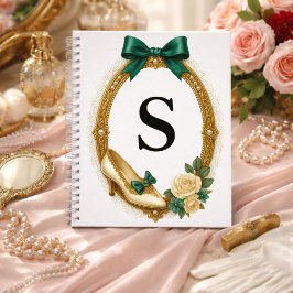 Regency Art Letter S Luxury Monogram Journal ノートブック