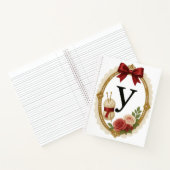 Regency Art Letter Y Luxury Monogram Journal ノートブック (内部)