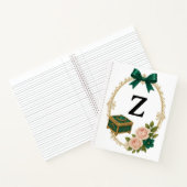 Regency Art Letter Z Luxury Monogram Journal  ノートブック (内部)