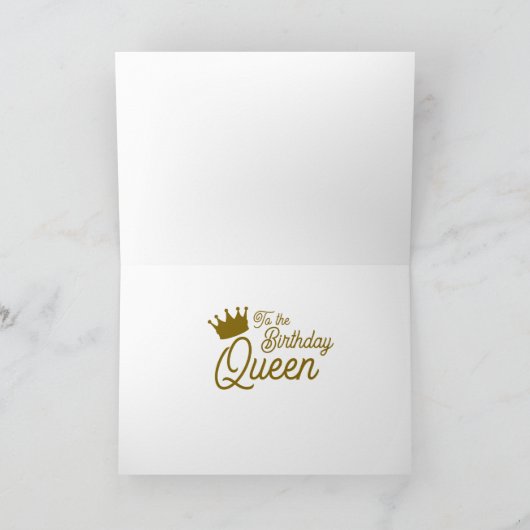 Regency Birthday Queen カード (内部)