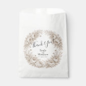 Regency Botanical Engraving Wedding  フェイバーバッグ (正面)