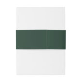 Regency Era Wedding Belly Band with Monogram Crest 招待状ベリーバンド (裏面例)