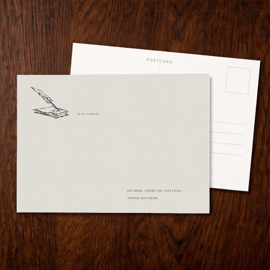 Regency Inspired Dark Academia Epistolary  ポストカード