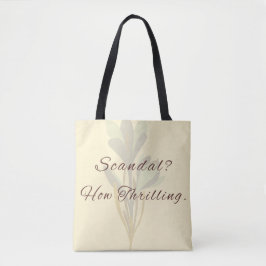 Regency Inspired Witty Minimalist Tote Bag トートバッグ