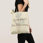 Regency Inspired Witty Minimalist Tote Bag トートバッグ (クローズアップ)