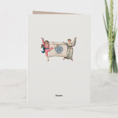 Regency Jane Austen Surprise Funny Birthday Card カード (裏面)