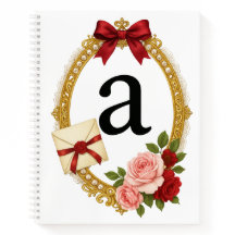 Regency Letter A Monogram Journal
