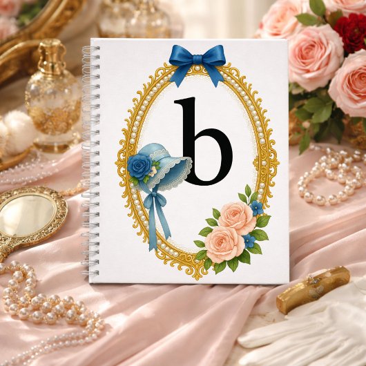 Regency Letter B Monogram Journal  ノートブック