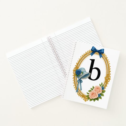 Regency Letter B Monogram Journal  ノートブック (内部)