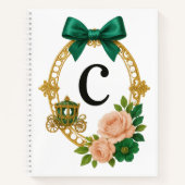 Regency Letter C Monogram Journal ノートブック (正面)