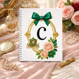 Regency Letter C Monogram Journal ノートブック
