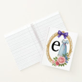 Regency Letter E Art Luxury Monogram Journal ノートブック (内部)