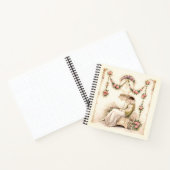 Regency Rose Garden Reading Lady ノートブック (内部)