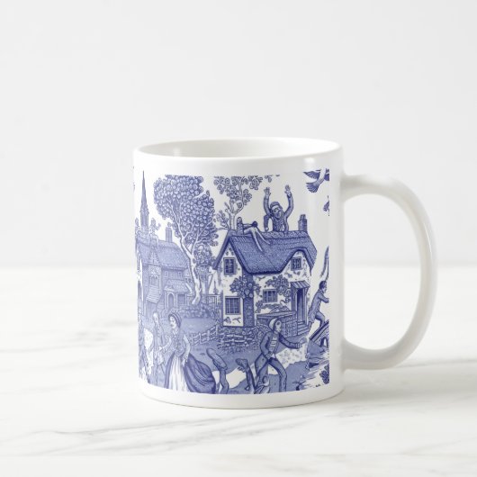 Regency Undead Blue Willow - Mug コーヒーマグカップ (右)