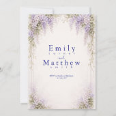 Regency Wisteria 招待状 (裏面)