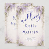 Regency Wisteria 招待状 (正面/裏面)