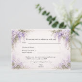 Regency Wisteria Wedding サンキューカード (スタンド正面)