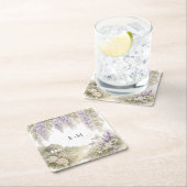 Regency Wisteria Wedding スクエアペーパーコースター (インサイチュ)