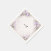 Regency Wisteria Wedding スタンダードカクテルナプキン (角)