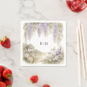 Regency Wisteria Wedding スタンダードカクテルナプキン (インサイチュ)