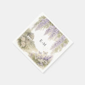 Regency Wisteria Wedding スタンダードカクテルナプキン (角)