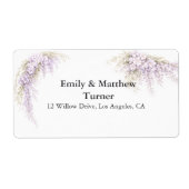 Regency Wisteria Wedding ラベル (正面)