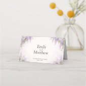 Regency Wisteria Wedding Place Cards プレイスカード (裏面)