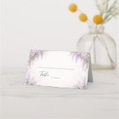 Regency Wisteria Wedding Place Cards プレイスカード (正面)
