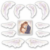 Regency Wisteria Wedding Stickers シール (正面)