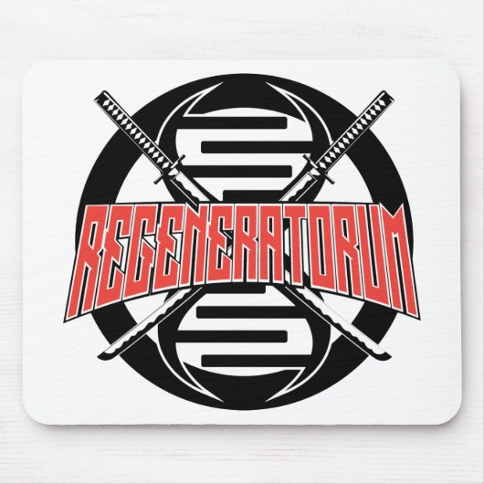 Regeneratorum "True Red"ロゴ マウスパッド (正面)