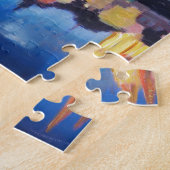 Regensburg, Bavaria at Dawn ジグソーパズル (側面)