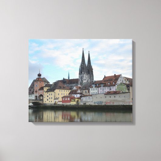 Regensburg, Germany Canvas Print キャンバスプリント (正面)