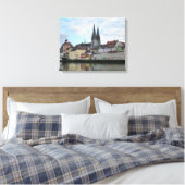 Regensburg, Germany Canvas Print キャンバスプリント (インサイチュ (寝室))