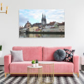 Regensburg, Germany Canvas Print キャンバスプリント (インサイチュ (リビング))