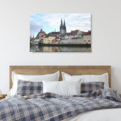 Regensburg, Germany Canvas Print キャンバスプリント (インサイチュ (寝室))