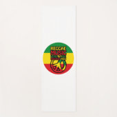 Reggae and Peace Symbol with positive quotes ヨガマット (正面)
