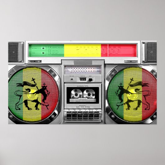 reggae boombox ポスター (正面)