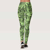 Reggae Camouflage Rastafara - Power Yoga Leggings レギンス (裏面)