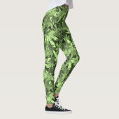 Reggae Camouflage Rastafara - Power Yoga Leggings レギンス (右)