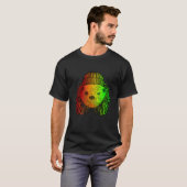 Reggae Cool Otter Dreads Dreadlocks Otter Rasta Tシャツ (正面フル)