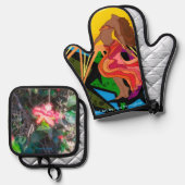 Reggae Dancer  鍋つかみ&鍋敷きセット (正面/裏面)