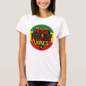 Reggae design with positive quotes and reggae flag tシャツ (正面)