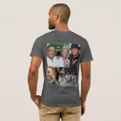 REGGAE. IN BRAZIL ベーシック ダークTシャツ Tシャツ (裏面フル)